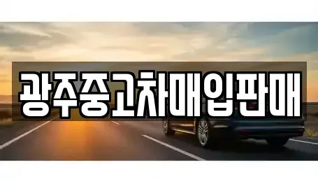 광주광역시 남구 봉선동 중고차 전문 광주중고차매입판매