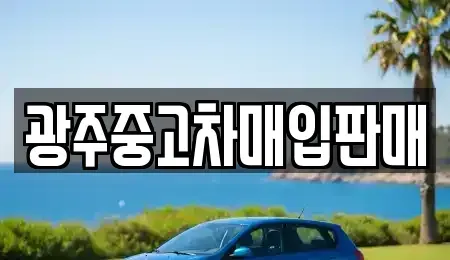 광주광역시 동구 대의동 중고차매입 전문 광주중고차매입판매