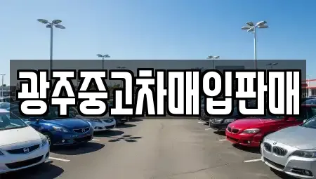 광주광역시 동구 충장로5가 중고차매입 전문 광주중고차매입판매