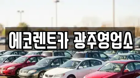 광주광역시 렌트카 전문 에코렌트카 광주영업소