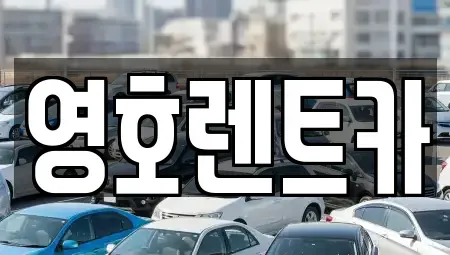 대구 달서구 본리동 렌트카 전문 영호렌트카