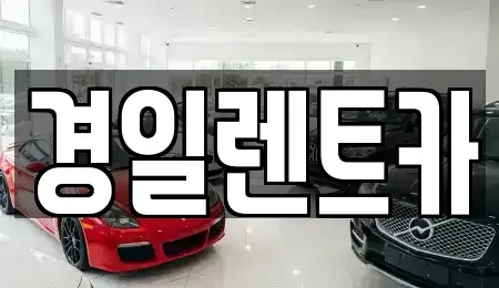 대구 동구 신천동 렌트카 전문 경일렌트카