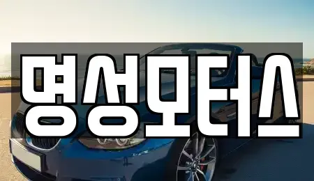 대구광역시 동구 괴전동 중고차매매 전문 명성모터스