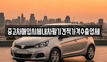 대구광역시 동구 금강동 중고차매입 전문 중고차매입시세내차팔기견적가격수출업체