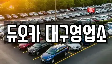 대구광역시 북구 동호동 렌트카 전문 듀오카 대구영업소