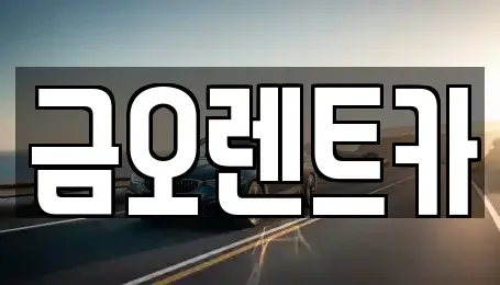대구광역시 중구 서문로2가 단기렌트카 전문 금오렌트카