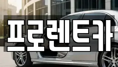 대전 대덕구 문평동 장기렌트카 전문 프로렌트카