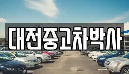 대전 대덕구 신대동 중고차 전문 대전중고차박사