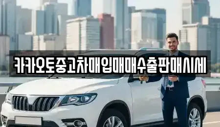 대전 대덕구 신대동 중고차매입 전문 카카오토중고차매입매매수출판매시세