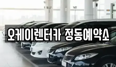대전 대덕구 오정동 단기렌트카 전문 오케이렌터카 정동예약소