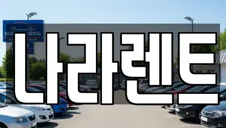 대전 대덕구 오정동 렌트카 전문 나라렌트