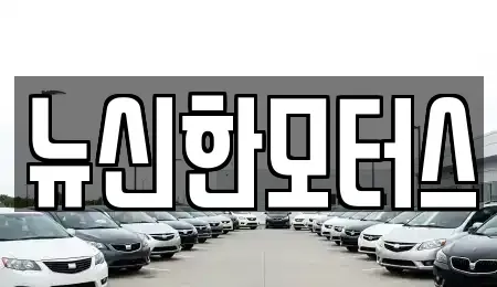 대전 대덕구 읍내동 중고차 전문 뉴신한모터스