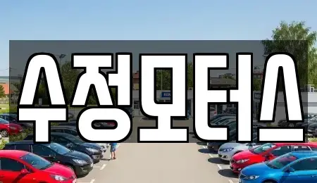 대전 유성구 갑동 중고차매매 전문 수정모터스