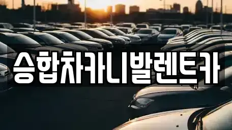 대전 유성구 금고동 렌트카 전문 승합차카니발렌트카