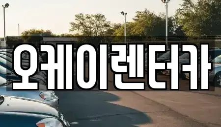 대전 유성구 금고동 렌트카 전문 오케이렌터카
