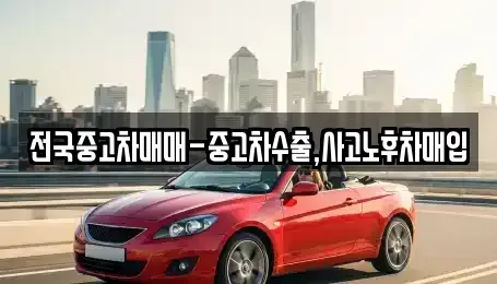 대전 유성구 화암동 중고차 전문 전국중고차매매-중고차수출,사고노후차매입