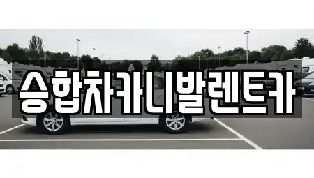 대전 중구 중촌동 렌트카 전문 승합차카니발렌트카