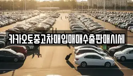 대전 중구 중촌동 중고차매입 전문 카카오토중고차매입매매수출판매시세