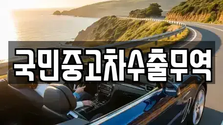 대전광역시 동구 대동 중고차매매 전문 국민중고차수출무역