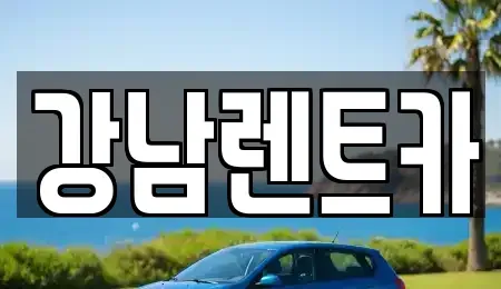 대전광역시 동구 신상동 렌트카 전문 강남렌트카