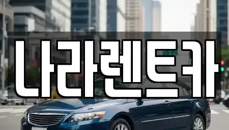 대전광역시 서구 월평동 렌트카 전문 나라렌트카