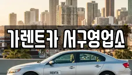 부산 서구 서대신동3가 렌트카 전문 가렌트카 서구영업소