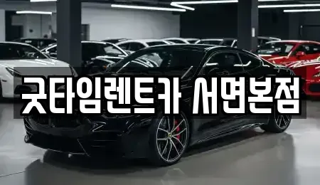 부산광역시 부산진구 렌트카 전문 굿타임렌트카 서면본점