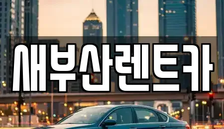 부산광역시 서구 충무동3가 렌트카 전문 새부산렌트카