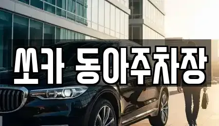 부산광역시 서구 충무동3가 렌트카 전문 쏘카 동아주차장