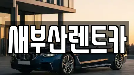 부산광역시 영도구 영선동1가 렌트카 전문 새부산렌트카