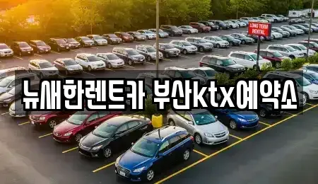 부산광역시 중구 영주동 장기렌트카 전문 뉴새한렌트카 부산ktx예약소