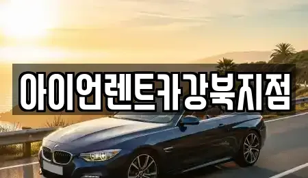 서울 동대문구 신설동 렌트카 전문 아이언렌트카강북지점
