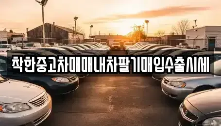 서울 동대문구 신설동 중고차 전문 착한중고차매매내차팔기매입수출시세