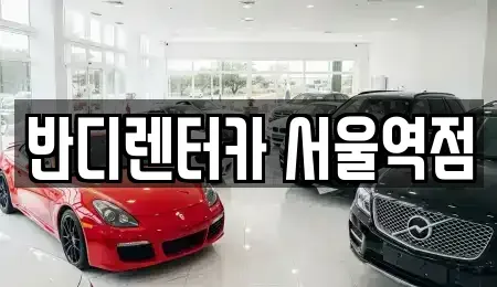서울 서대문구 현저동 단기렌트카 전문 반디렌터카 서울역점