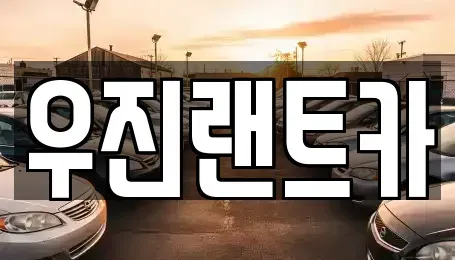 서울 서초구 우면동 단기렌트카 전문 우진랜트카