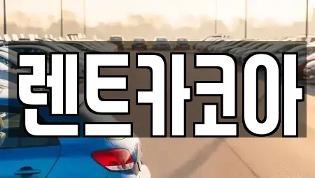 서울 서초구 우면동 렌트카 전문 렌트카코아