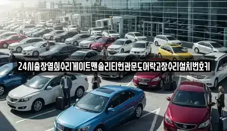 서울 서초구 우면동 중고차매입 전문 24시출장열쇠수리게이트맨솔리티현관문도어락고장수리설치번호키