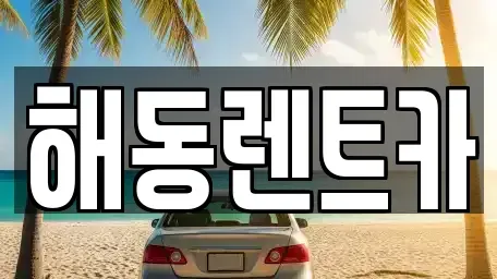 서울 영등포구 문래동1가 렌트카 전문 해동렌트카