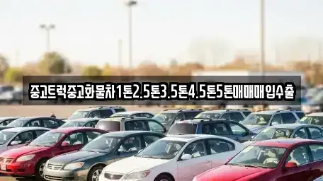 서울 종로구 관수동 중고차매입 전문 중고트럭중고화물차1톤2.5톤3.5톤4.5톤5톤매매매입수출