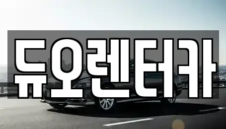 서울 중구 저동2가 렌트카 전문 듀오렌터카