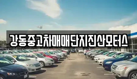 서울특별시 강동구 중고차 전문 강동중고차매매단지진산모터스