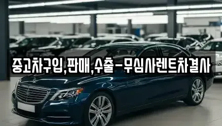 서울특별시 강동구 중고차매매 전문 중고차구입,판매,수출-무심사렌트차결사