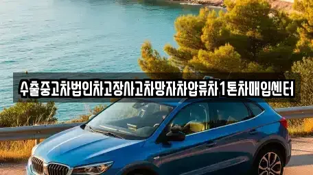 서울특별시 강서구 공항동 중고차매입 전문 수출중고차법인차고장사고차망자차압류차1톤차매입센터