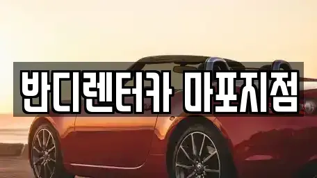 서울특별시 마포구 하중동 단기렌트카 전문 반디렌터카 마포지점