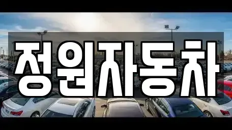 서울특별시 서대문구 현저동 중고차매매 전문 정원자동차