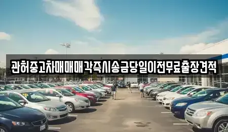 서울특별시 성동구 금호동4가 중고차매매 전문 관허중고차매매매각즉시송금당일이전무료출장견적