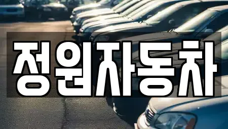서울특별시 성동구 하왕십리동 중고차 전문 정원자동차