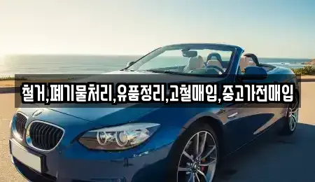 서울특별시 성동구 하왕십리동 중고차매입 전문 철거,폐기물처리,유품정리,고철매입,중고가전매입