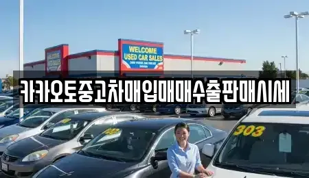 서울특별시 성북구 동선동4가 중고차매입 전문 카카오토중고차매입매매수출판매시세