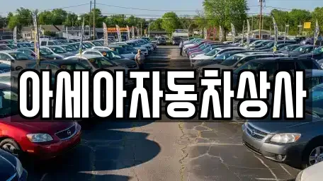 서울특별시 성북구 보문동1가 중고차매매 전문 아세아자동차상사